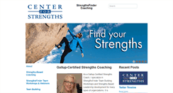 Desktop Screenshot of centerforstrengths.com